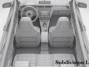 skoda octavia rs 2017 3D Model