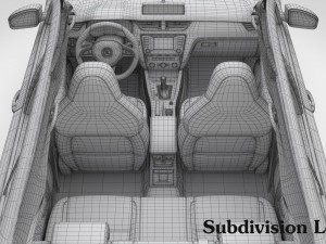 skoda octavia rs 2017 3D Модель