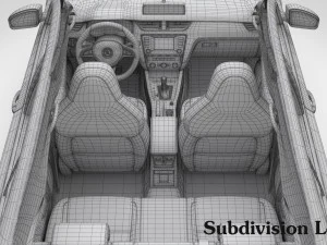 skoda octavia rs 2017 3D Model