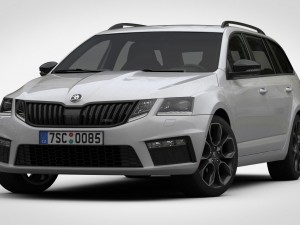 Skoda octavia combi rs 2017 3D 模型