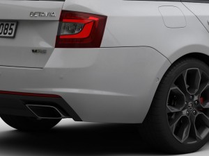 Skoda octavia combi rs 2017 3D 模型