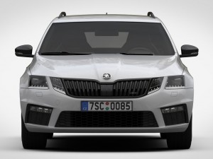 Skoda octavia combi rs 2017 3D 模型