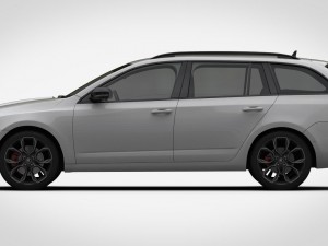 Skoda octavia combi rs 2017 3D 模型
