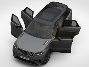 range rover velar r-dynamic hse 2018 3D Model