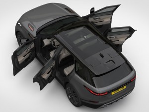 range rover velar r-dynamic hse 2018 3D Model