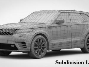 range rover velar r-dynamic se 2018 3D Model
