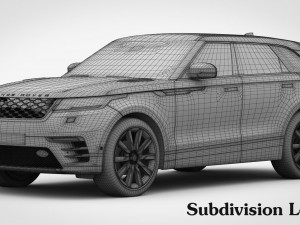 range rover velar r-dynamic se 2018 3D Model