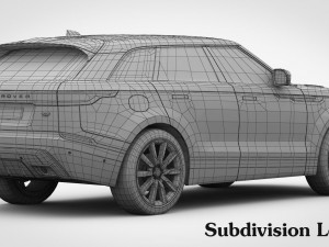 range rover velar r-dynamic se 2018 3D Model