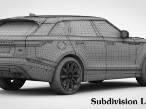 range rover velar r-dynamic se 2018 3D Model