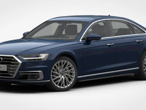 3d audi a8 2018 3D Model