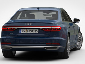 3d audi a8 2018 Modelo 3D