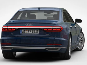 3d audi a8 2018 3D Model