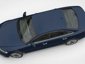 3d audi a8 2018 3D Model