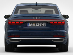 3d audi a8 2018 Modelo 3D