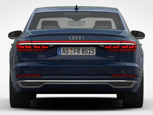 3d audi a8 2018 3D Model