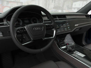3d audi a8 2018 3D Model