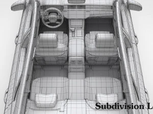 3d audi a8 2018 3D Model