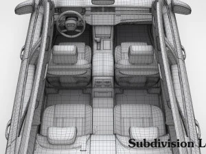 3d audi a8 2018 3D Model