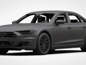 3d audi a8 2018 3D Model