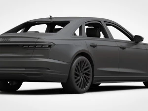 3d audi a8 2018 3D Model