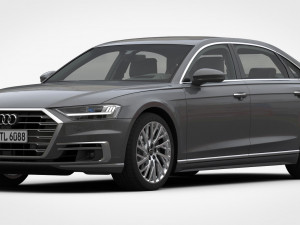 audi a8 long 2018 3D Model