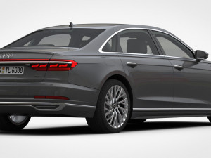 audi a8 long 2018 3D 模型