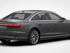 audi a8 long 2018 3D Model
