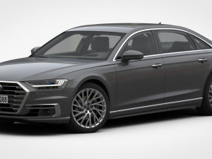 audi a8 long 2018 3D 模型