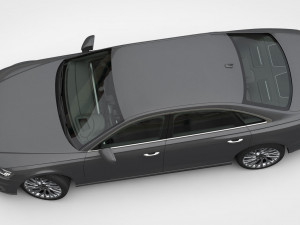 audi a8 long 2018 3D 模型