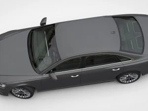 audi a8 long 2018 3D Model
