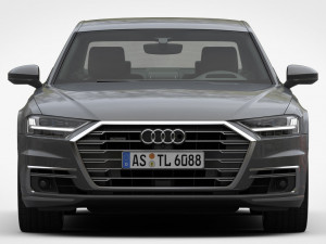 audi a8 long 2018 3D 模型