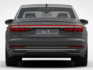 audi a8 long 2018 3D 模型