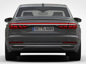 audi a8 long 2018 3D Model