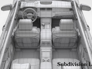 audi a8 long 2018 3D 模型