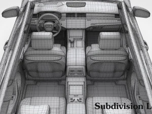 audi a8 long 2018 3D Model
