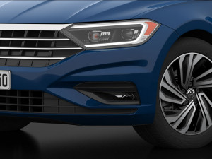 volkswagen jetta sel 2019 detailed interior 3D Model