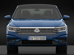 volkswagen jetta sel 2019 detailed interior 3D Model