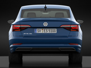 volkswagen jetta sel 2019 detailed interior 3D Model