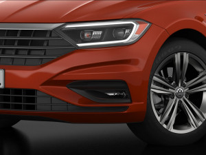 volkswagen jetta r-line 2019 detailed interior Modelo 3D