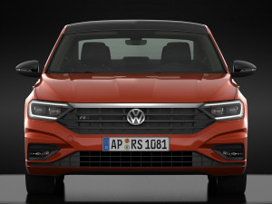 volkswagen jetta r-line 2019 detailed interior Modelo 3D
