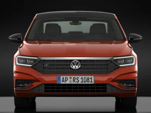 volkswagen jetta r-line 2019 detailed interior 3D Model