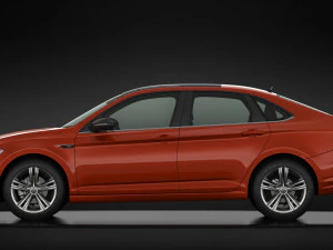 volkswagen jetta r-line 2019 detailed interior 3D Model