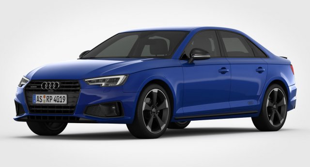 audi a4 2019 detailed interior 3D Model .c4d .max .obj .3ds .fbx .stl .blend 