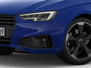 audi a4 2019 detailed interior 3D Model