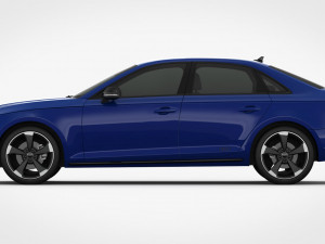audi a4 2019 detailed interior 3D Model