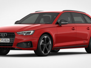 audi a4 avant 2019 detailed interior Modelo 3D