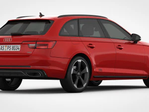 audi a4 avant 2019 detailed interior 3D Model