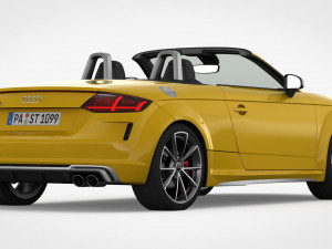 audi tt roadster 2019 detailed interior 3D 模型