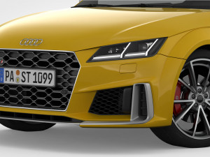 audi tt roadster 2019 detailed interior 3D 模型