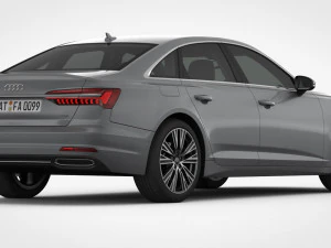 audi a6 2019 detailed interior 3D Model